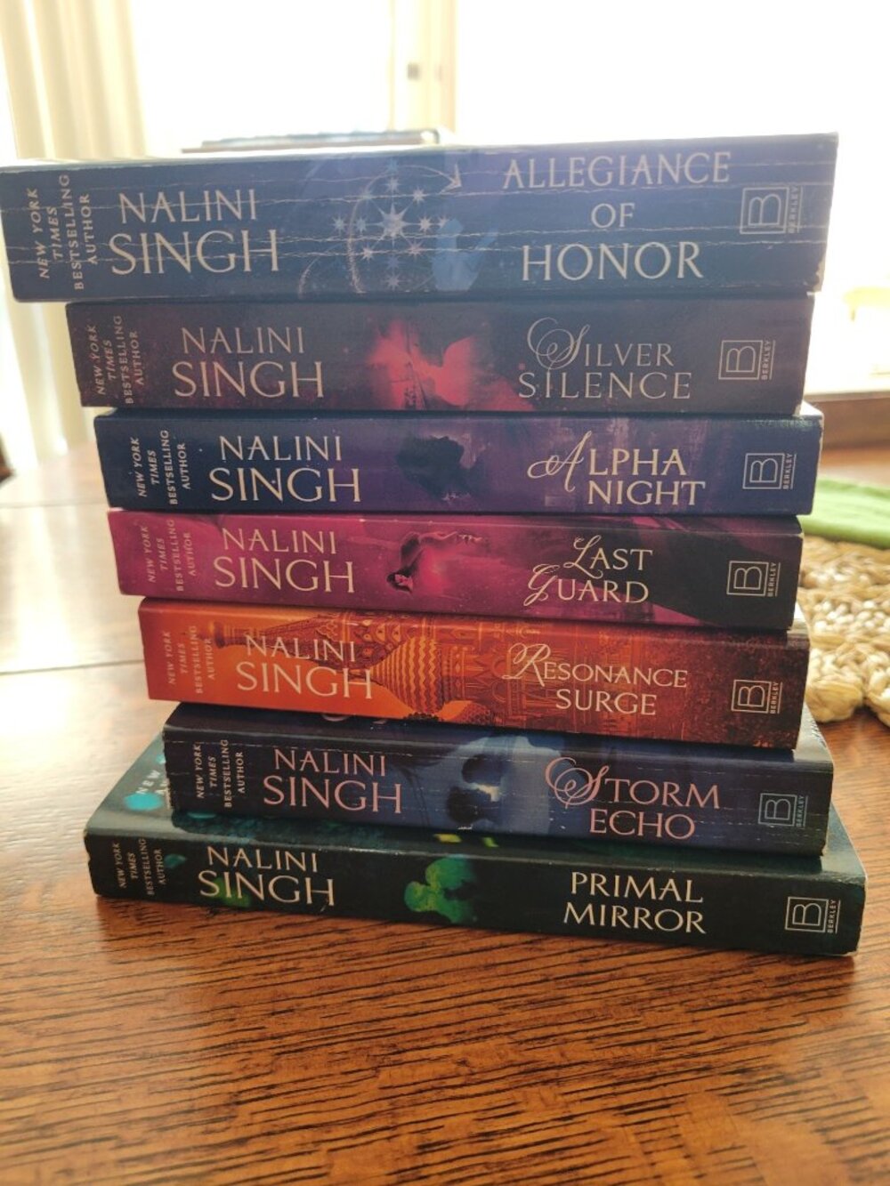 Set 7 Nalini Singh Trinity Series Paperback Books